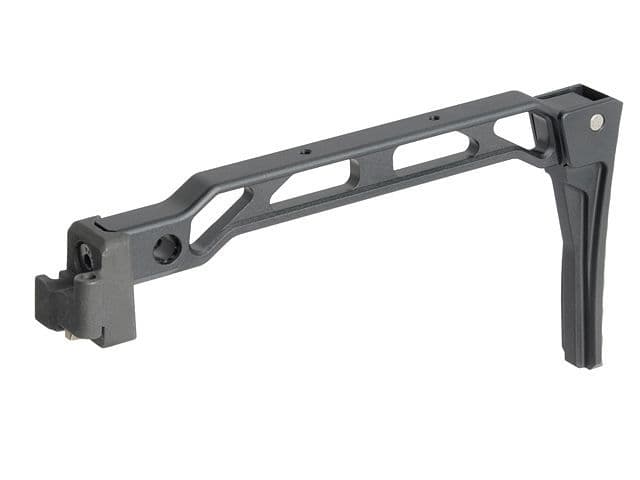 Tactical airsoft stocks for improved control and handling