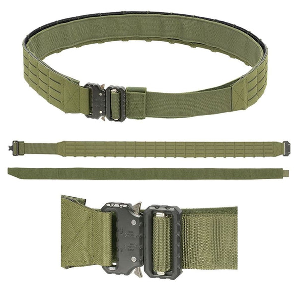 Durable tactical belt system for carrying airsoft equipment