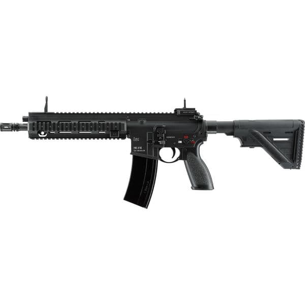 High-quality airsoft assault rifles including M4-style electric airsoft guns for skirmishing