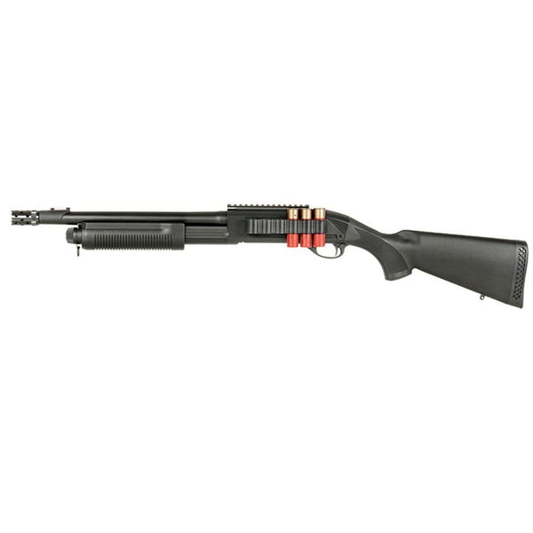 Selection of replica airsoft shotguns designed for close‑quarters hobby use