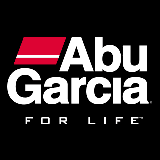 Abu Garcia logo for fishing rods, reels, and angling gear