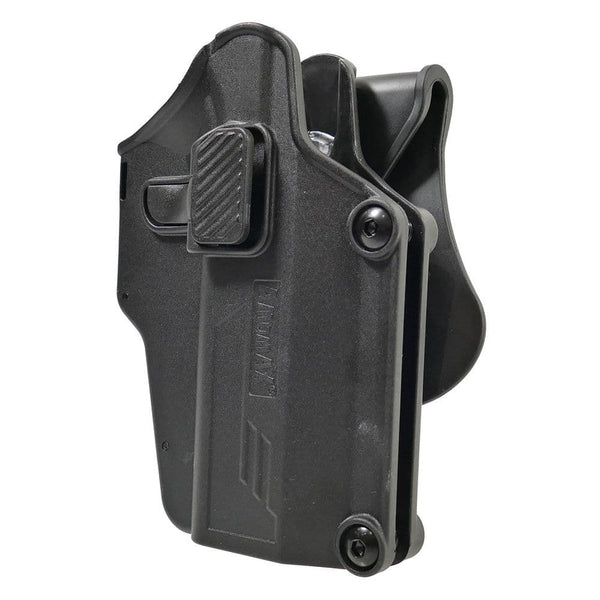 Modular holster attachment configured on tactical loadout