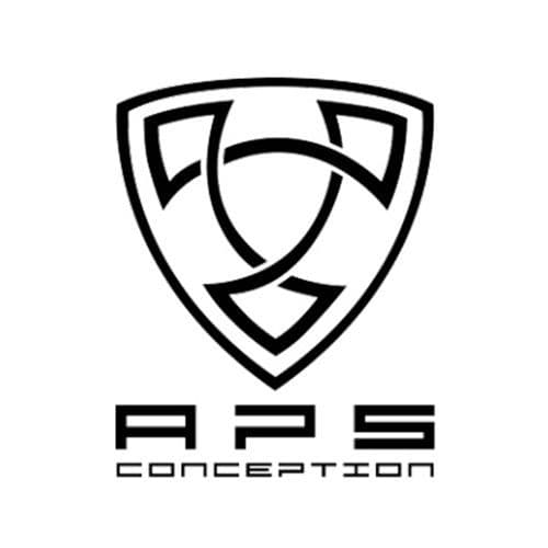 APS Airsoft tactical scopes and rifle upgrade parts logo