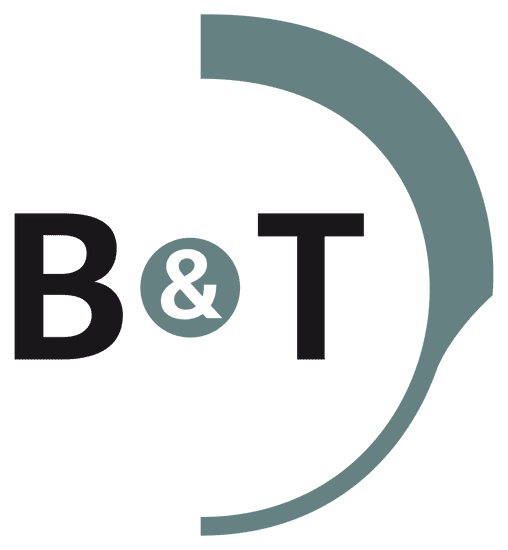 B&T Airsoft UK rifles, parts, and accessories logo