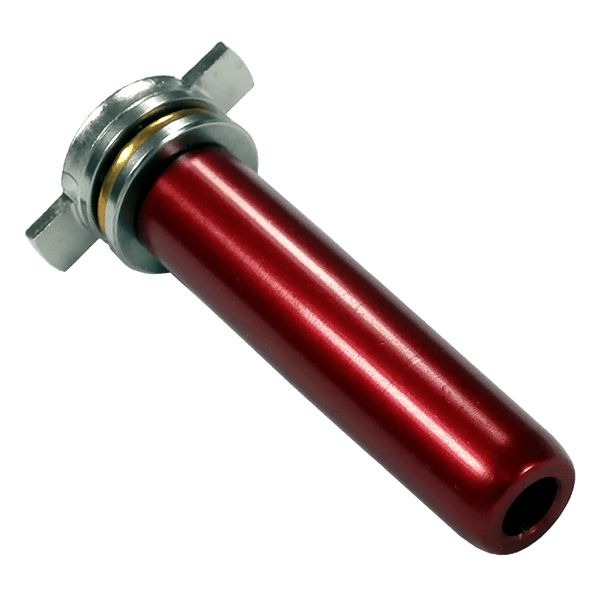 Airsoft spring guide for improved spring alignment and performance