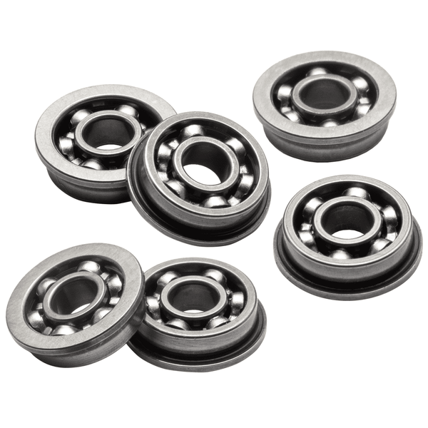 Steel AEG bearings for reduced friction gearbox performance