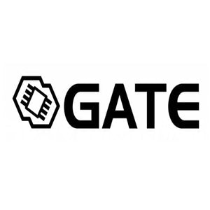 “GATE Airsoft logo for MOSFETs, ETUs and performance upgrade electronics