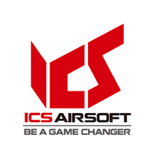 ICS Airsoft logo – AEG rifles and tactical accessories