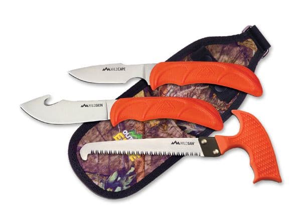 complete game processing kit for field dressing and butchering