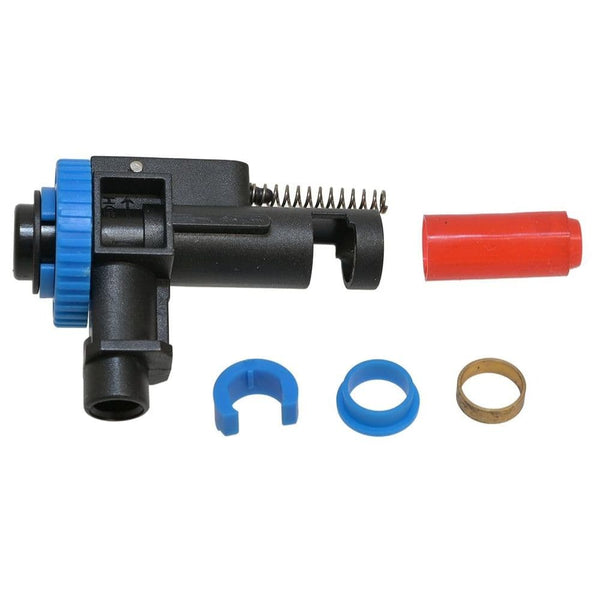 Airsoft AEG hop up unit for improved accuracy and BB consistency