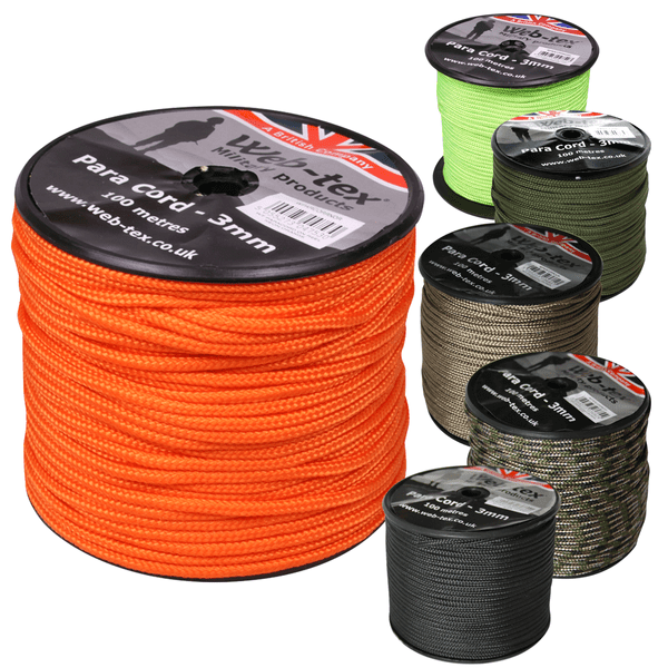 multi purpose paracord rope for camping and survival kits