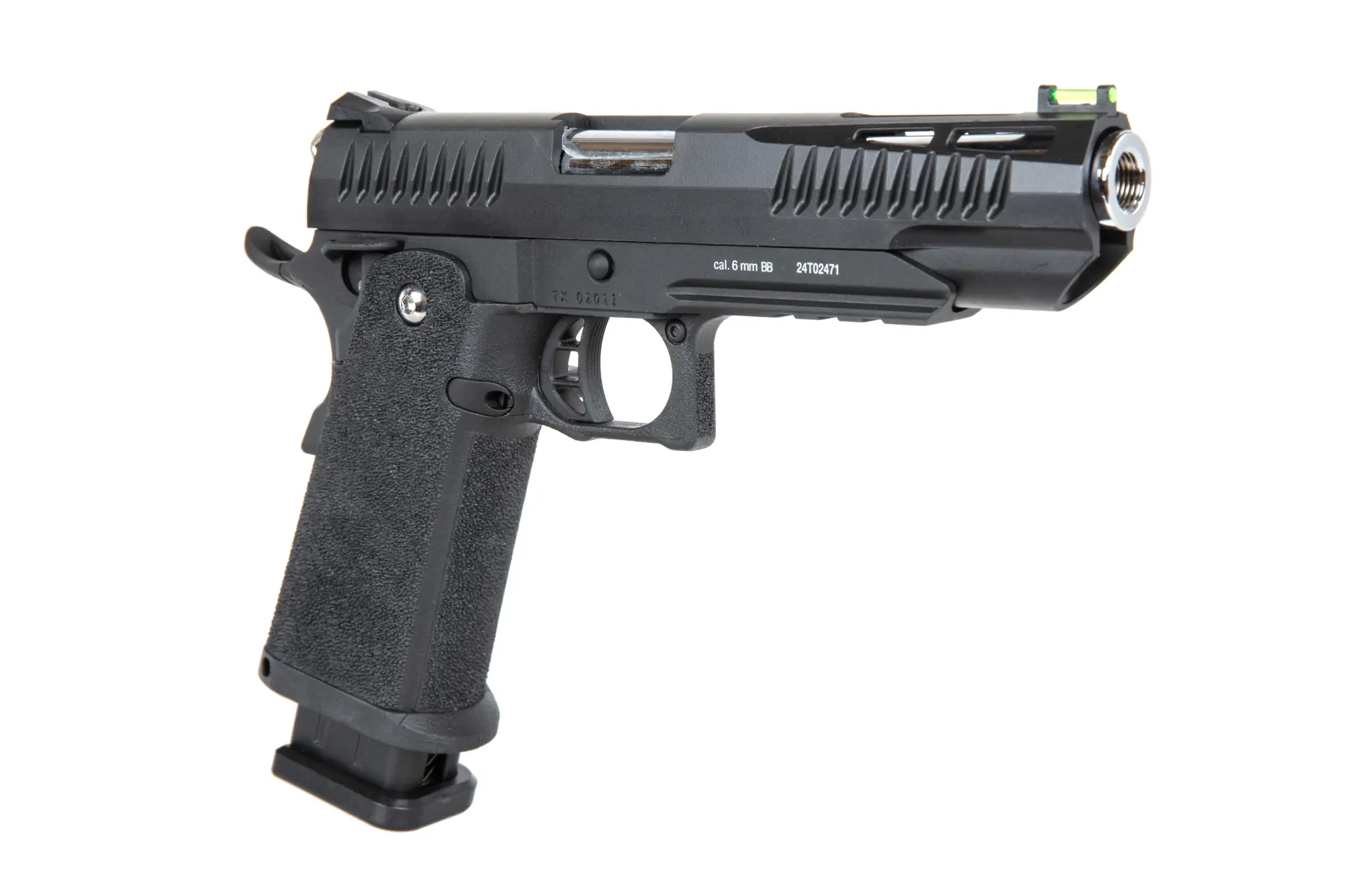 Modify Trinity Hi-Capa 5.1 Airsoft Pistol Nylon slide Green Gas Black