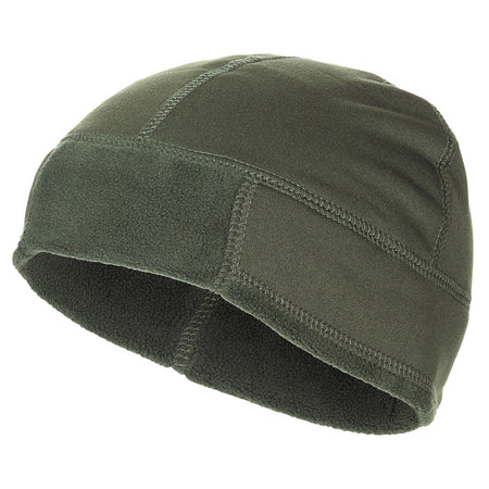 MFH Army Style Fleece Beanie Docker Hat Green