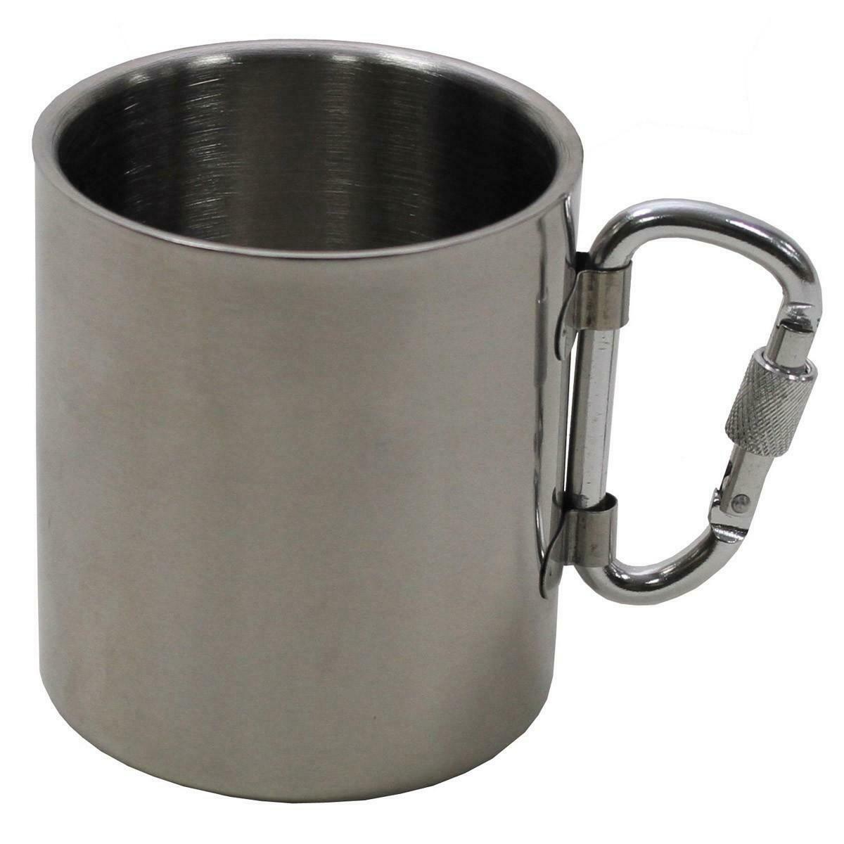 Fox Outdoors Stainless Steel Cup Carabiner 300ml