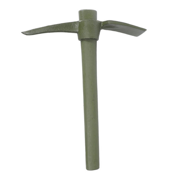 Mil-Tec US Army Style Wooden Handle Metal Pickaxe OD Green