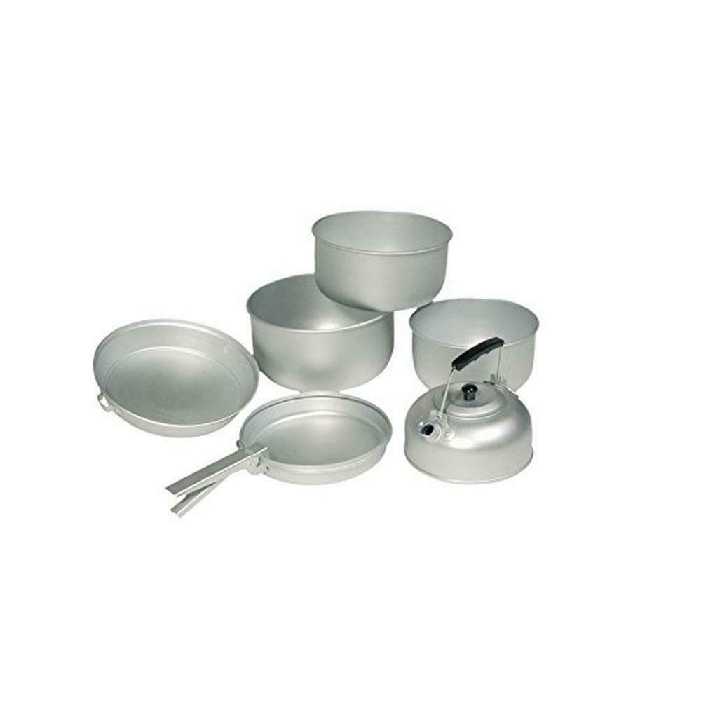 Mil-Tec Aluminium 3 Pots Pan Pot Cooking Set