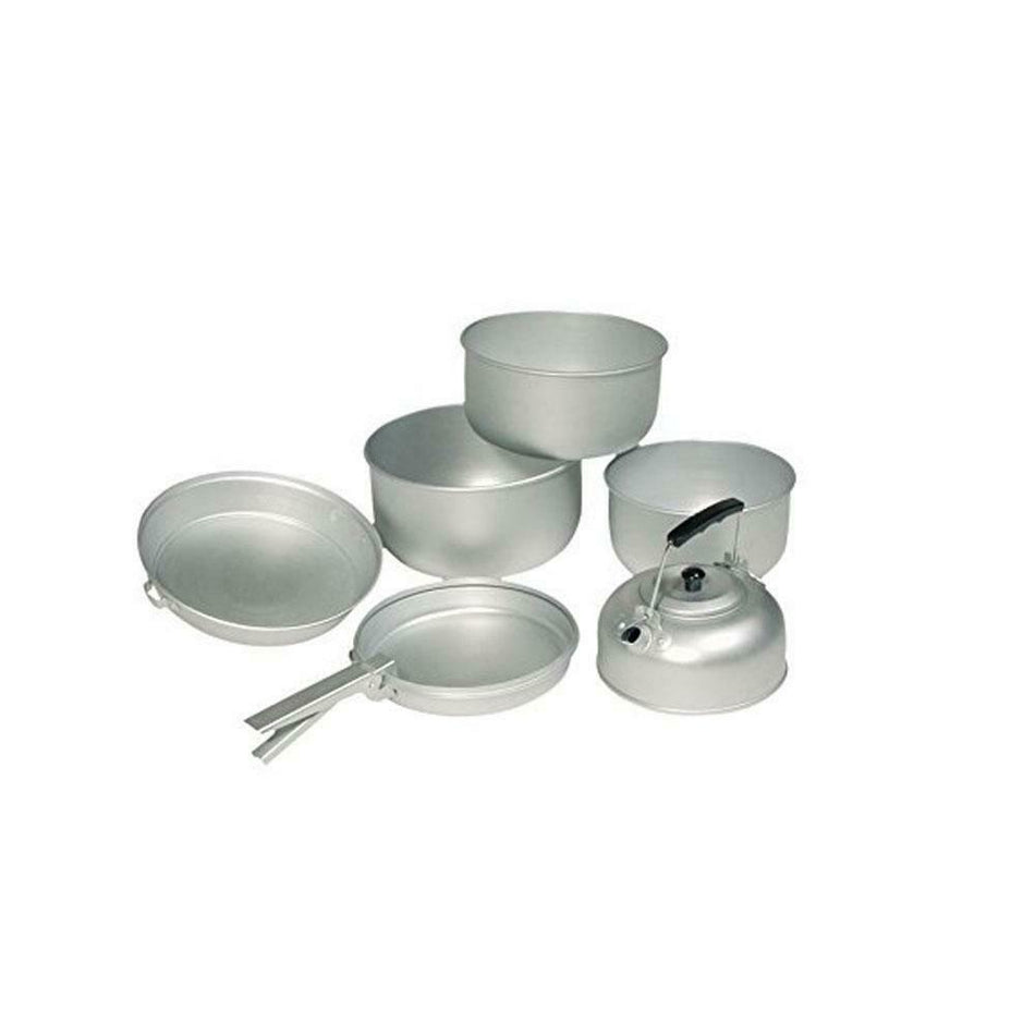 Mil-Tec Aluminium 3 Pots Pan Pot Cooking Set