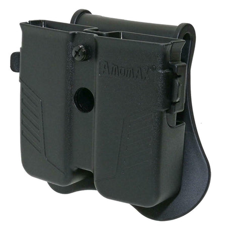 Amomax Double Pistol Magazine Pouch Black 