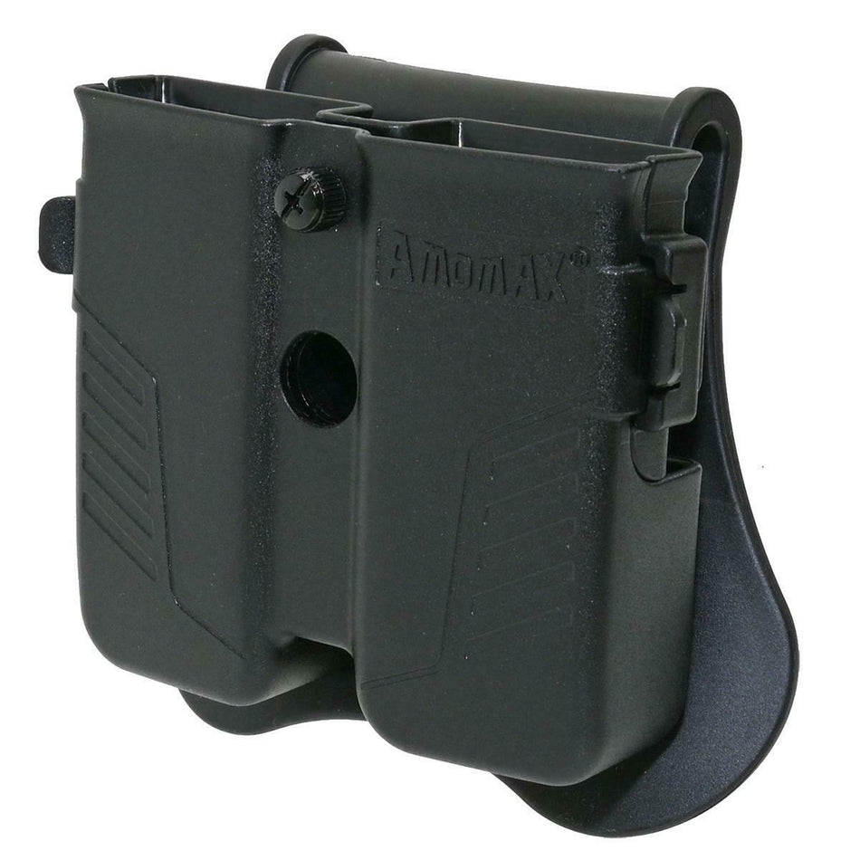 Amomax Double Pistol Magazine Pouch Black 