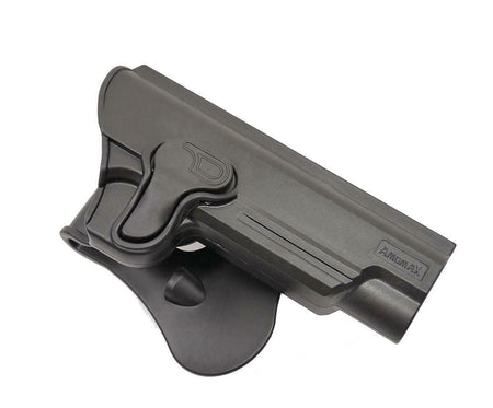 Amomax Retention Holster 1911 5” Black R/H 