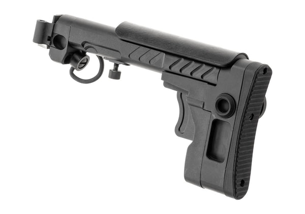 5KU Airsoft PT-3 AK Telescopic Side Foldable Stock Black