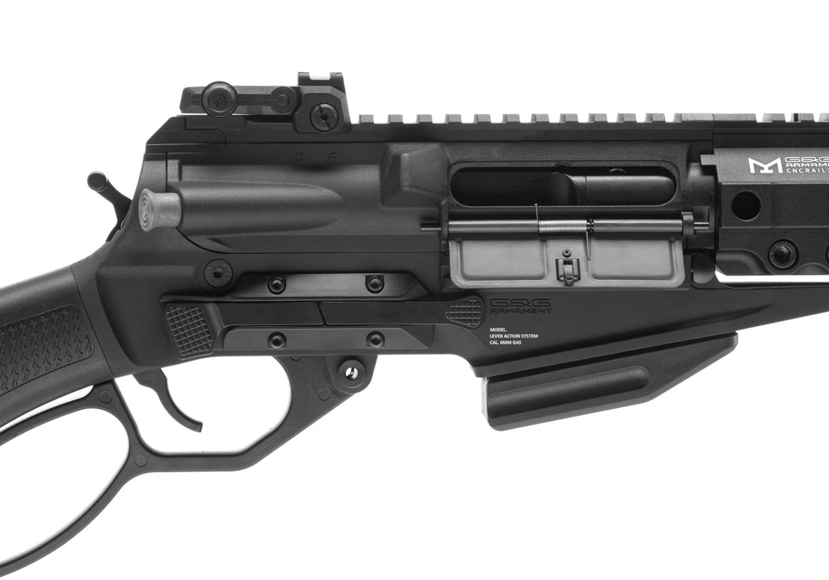 G&G LevAR 15” Airsoft Gas Powered Lever Action Rifle Black