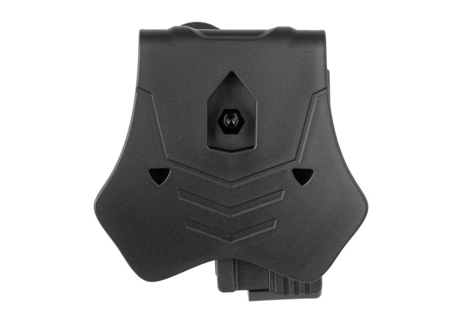 Universal Paddle Holster for Rail Pistols By Amomax Black R/H
