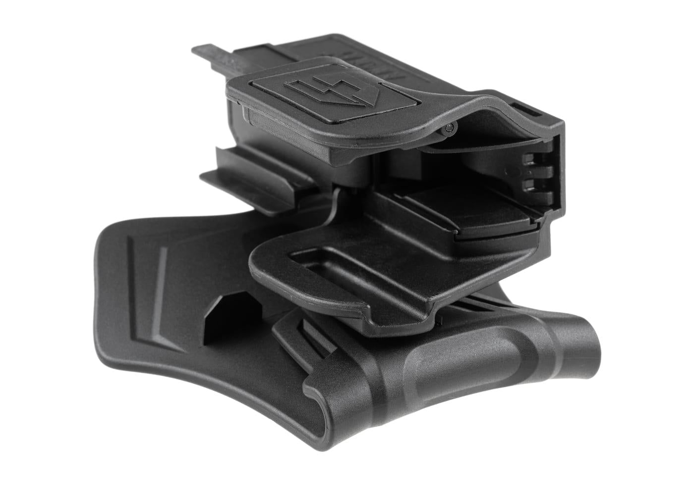 Universal Paddle Holster for Rail Pistols By Amomax Black R/H