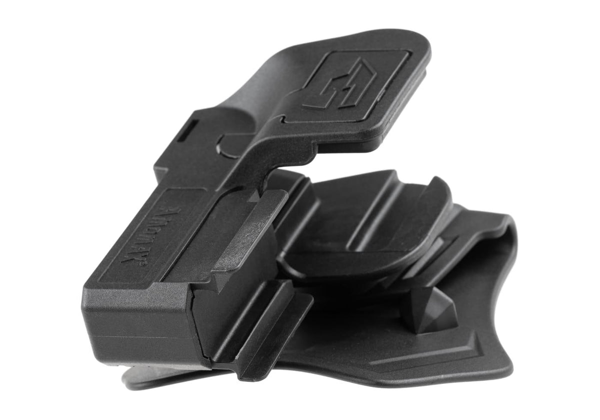 Universal Paddle Holster for Rail Pistols By Amomax Black R/H