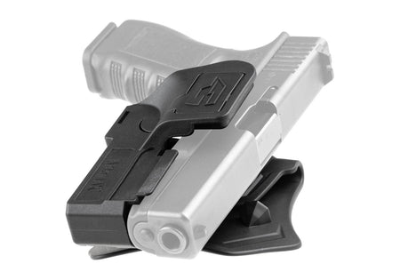 Universal Paddle Holster for Rail Pistols By Amomax Black R/H