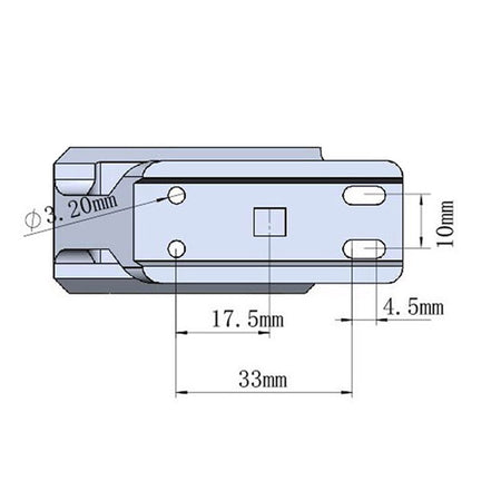 Vector Optics 1.0" Profile Maverick Red Dot Sight Riser Mount