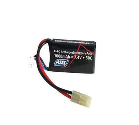 ASG BATTERY 7.4V 1000 mAh LI-PO