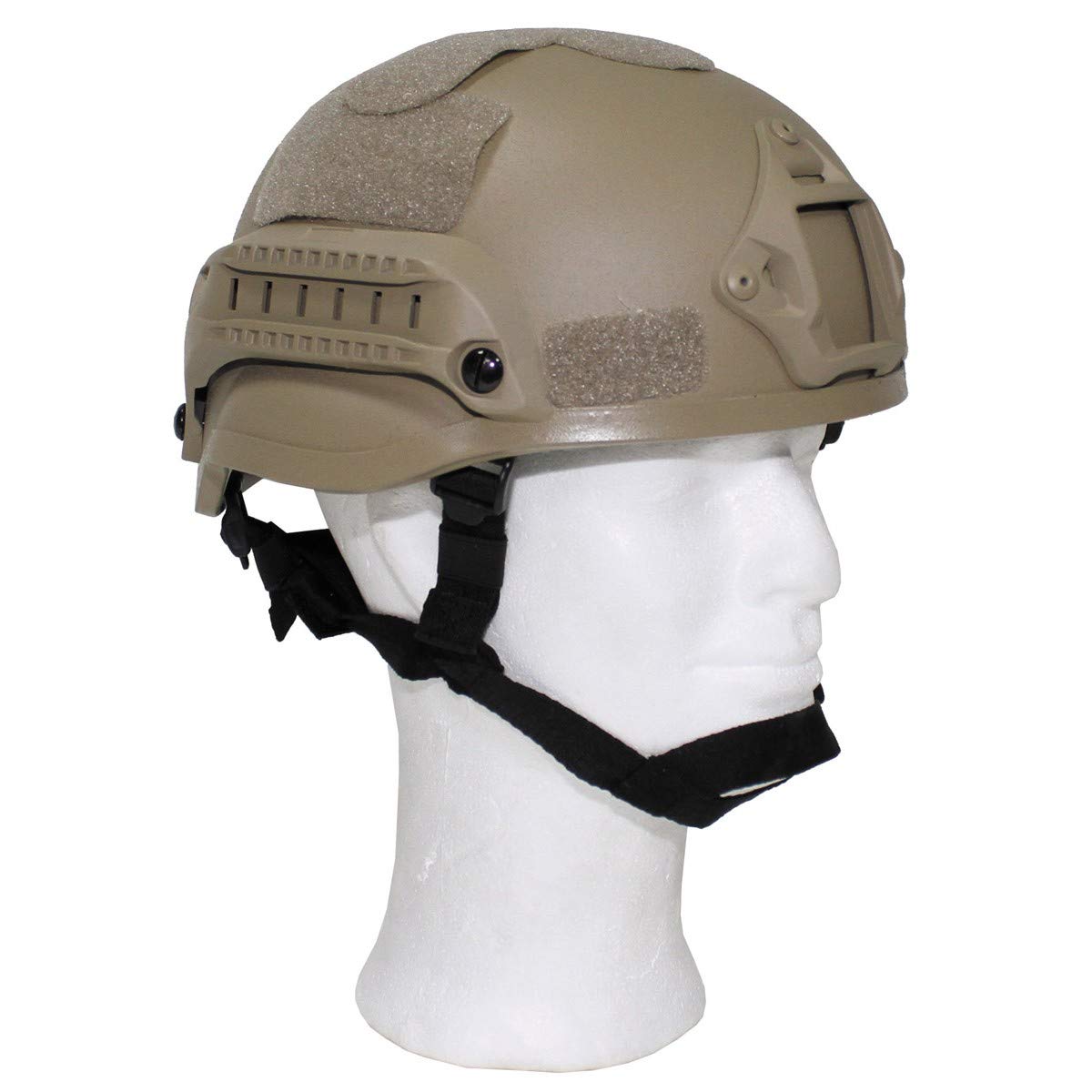 MFH Airsoft MICH 2002 Style Helmet Rails Lightweight ABS Coyote