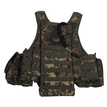 MFH Ranger Molle Assault Airsoft Vest Flecktarn 