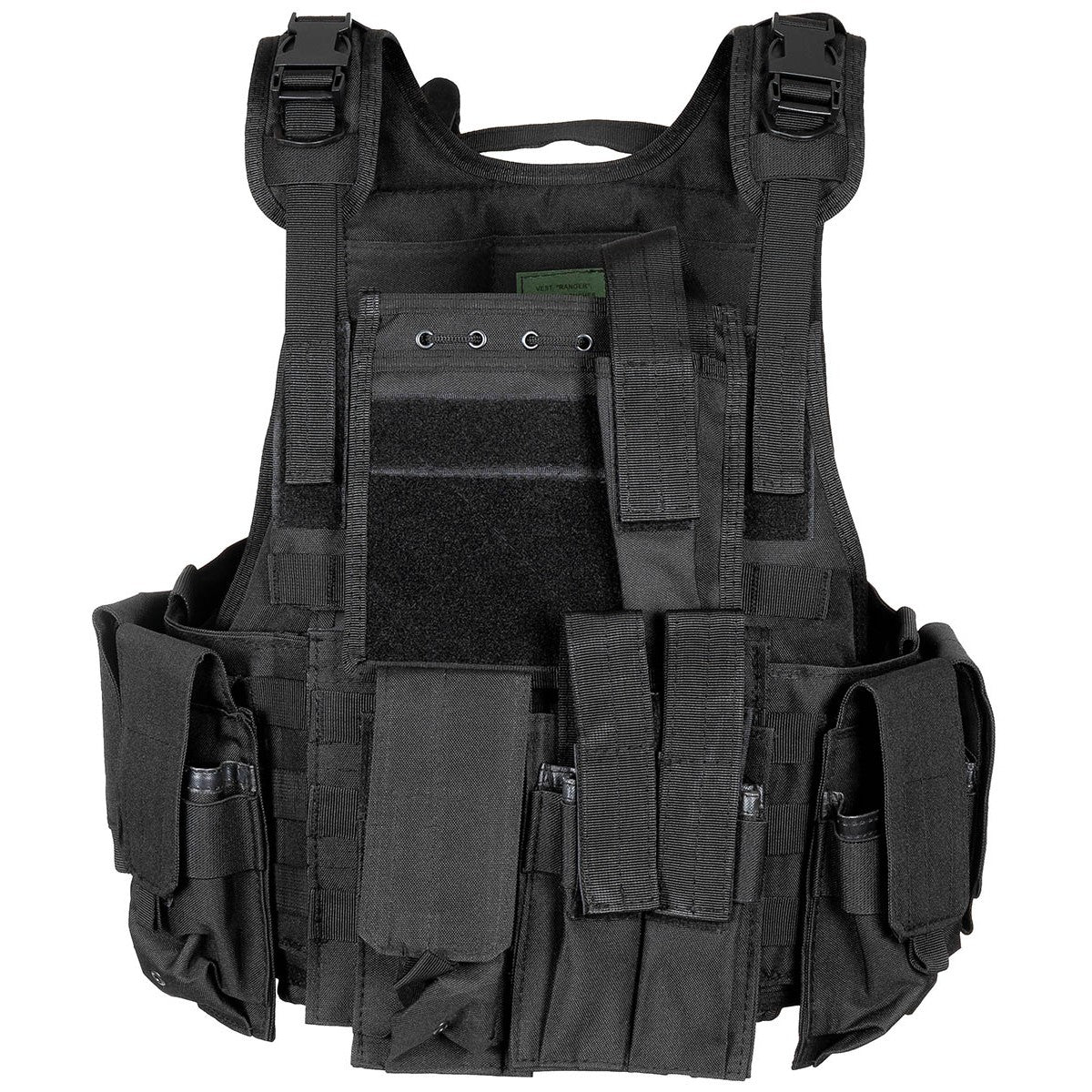 MFH Ranger Molle Assault Airsoft Vest Black