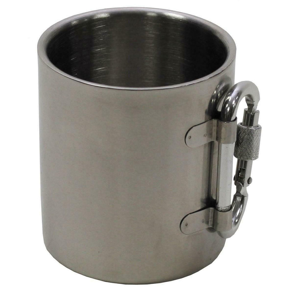 Fox Outdoors Stainless Steel Cup Carabiner 300ml