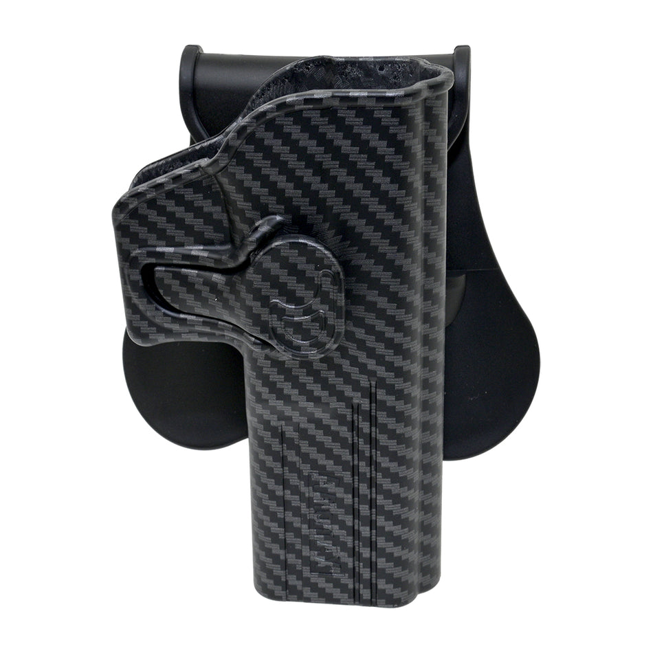 Amomax Retention Holster Carbon Fibre G 17/22/31 Black RH