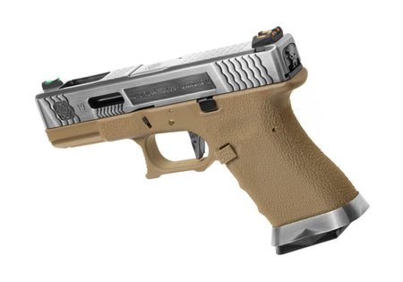 WE G-Force EU19 Green Gas Silver Slide Tan Frame 6mm