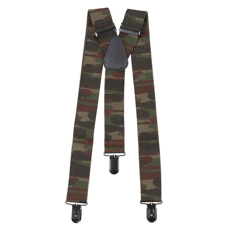 MFH Elasticated Y Shape Trouser Suspenders