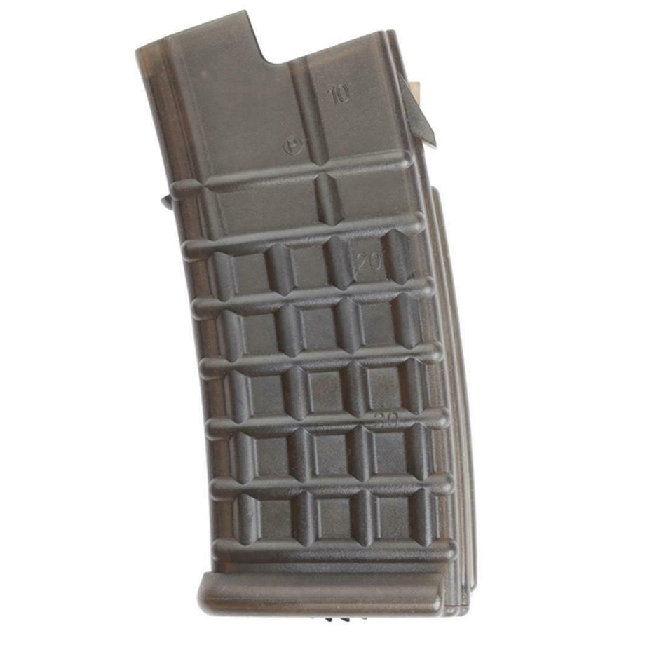 ASG Airsoft AUG Magazine 330rd Transparent Black 