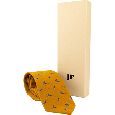 Jack Pyke Pheasant Silk Tie 