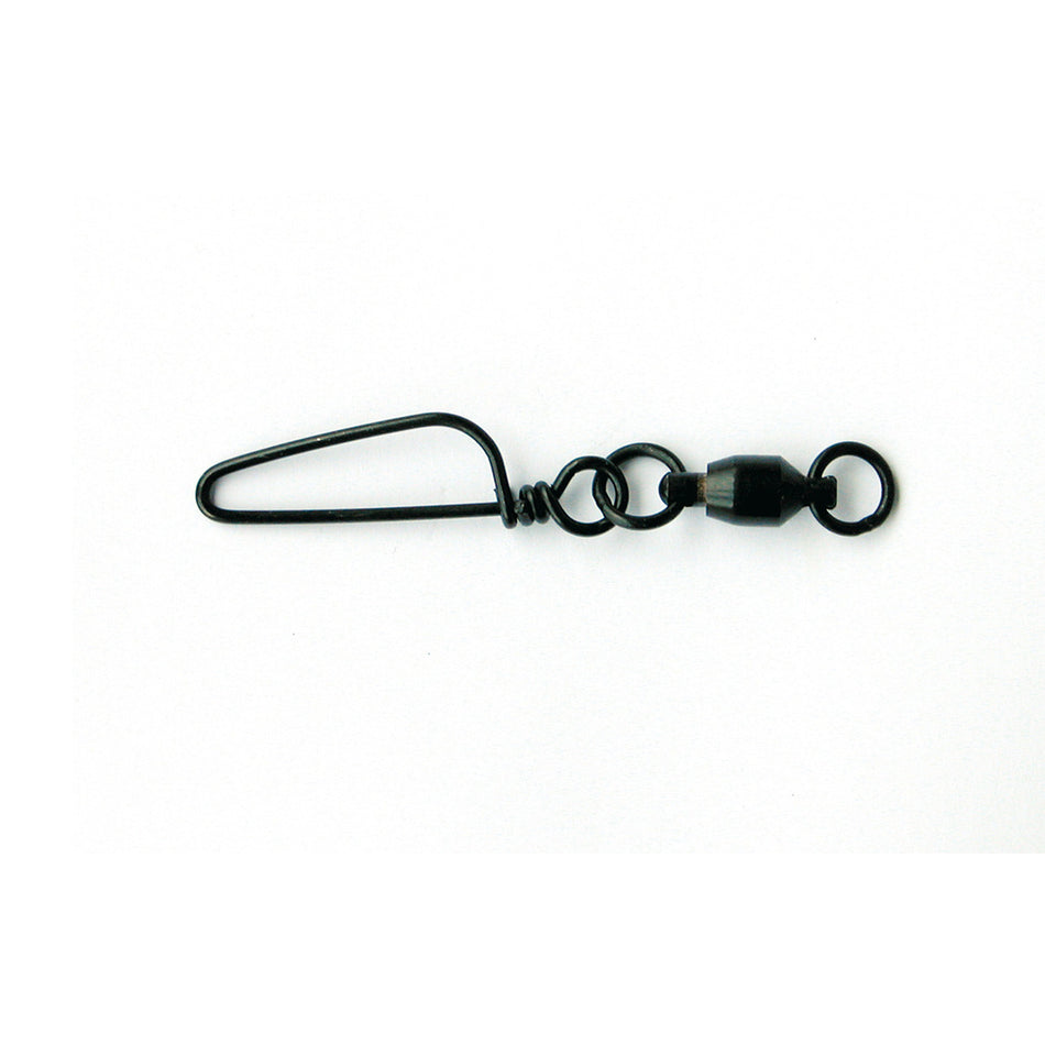 Mustad Fishing Barrel Swivels Safety Snap Size 18 / 5.5kg 10 Pack 