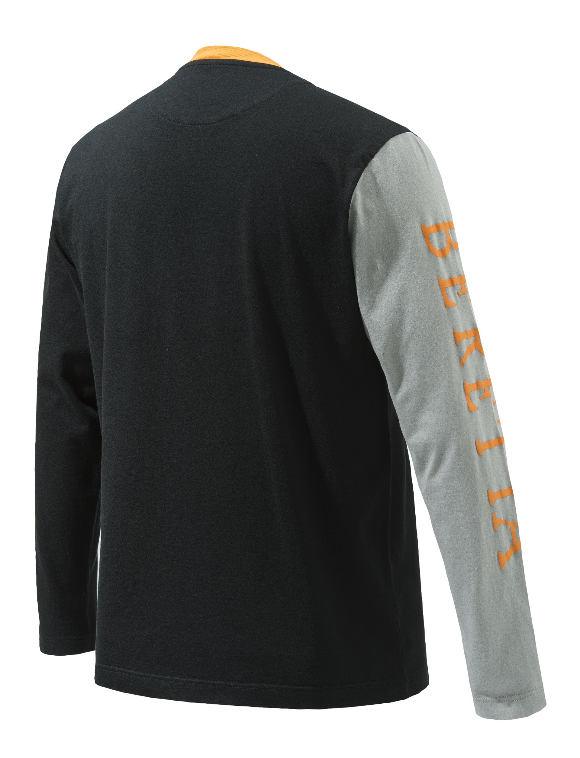 Beretta Victory Corporate T-Shirt Long Sleeves Black & Orange