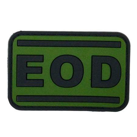 EOD Moral Patch Black / OD Rubber Hook and Loop 