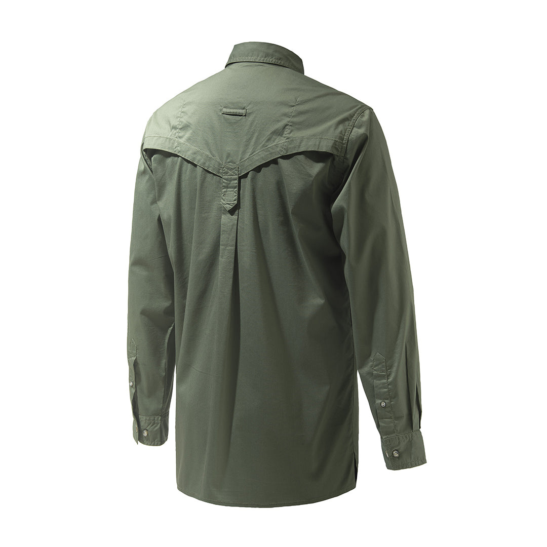 Beretta Selous Sport Cotton Casual Shirt Green