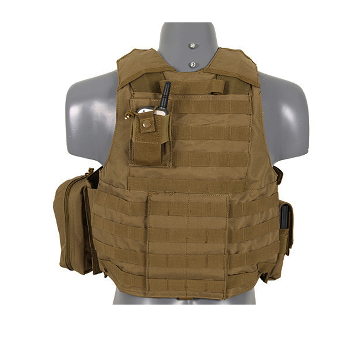 8 Fields Combat Airsoft Vest Tan