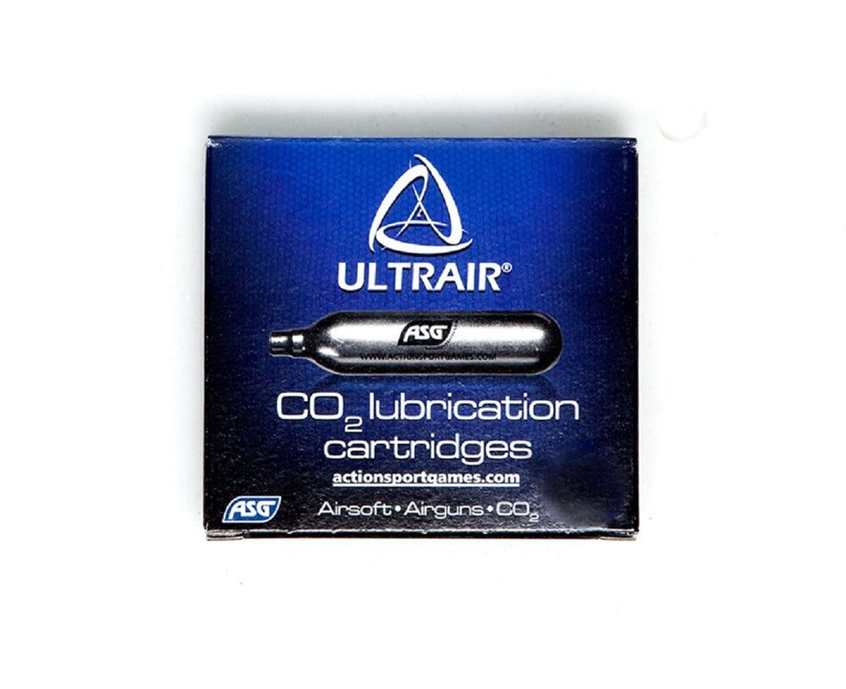 ASG Ultrair Co2 Capsule Cartridges 12g Lubrication 5 Pcs