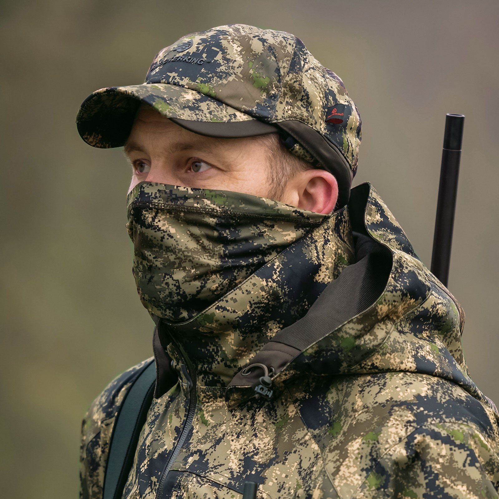 Shooterking Huntflex Snood Neck Gaiter Forest Mist Camo