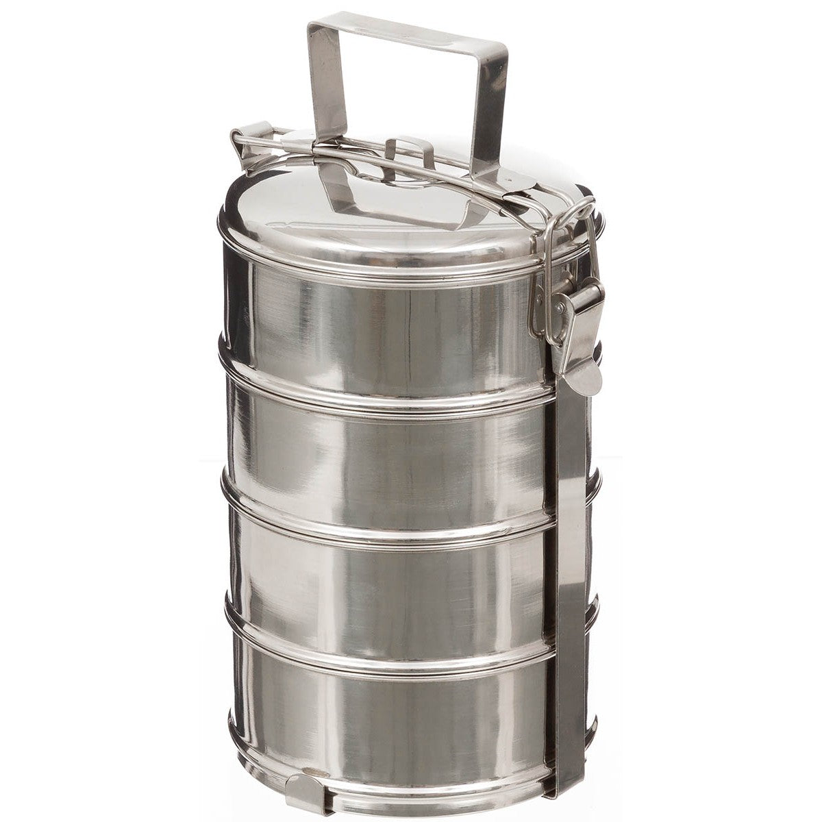 Fox Outdoors Camping Saucepan Set 4 Part Stainless Steel