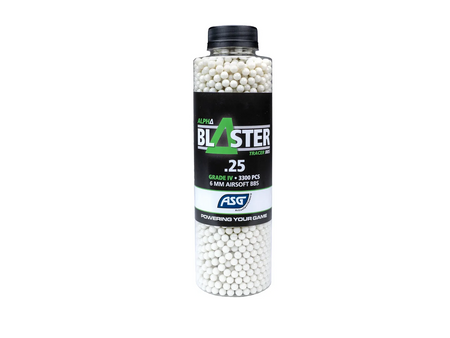 ASG Alpha Blaster Green Tracer BB's 0.25g 3300 Bottle